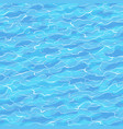sea waves seamless pattern vector image