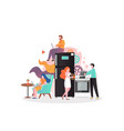 hostel business concept for web banner vector image