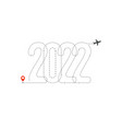 happy new year 2022 vector image vector image