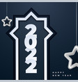happy new year greetings card background vector image vector image