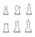 Chess pieces icon Royalty Free Vector Image - VectorStock