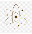 atom icon vector image vector image