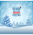 christmas background vector image