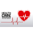 health care design over gray background vector image