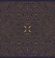art deco gold black seamless pattern vector image vector image