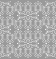 gray and white ornament seamless pattern vector image vector image