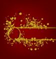golden vintage design vector image vector image