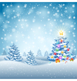 christmas background vector image vector image