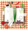 cookbook vector image