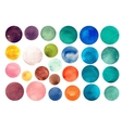 watercolour circle textures vector image