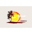 tropical palm vector image