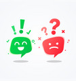 user experience speech bubble emoji vector image vector image