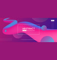 gradient abstract 3d fluid background vector image