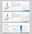 web slide templates vector image vector image