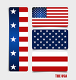 american flag flags concept design vector image vector image