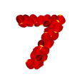 number 7 vector image