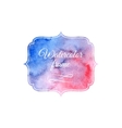 watercolor label design element vector image vector image