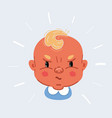 angry unhappy naughty vector image