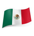 state flag of mexico vector image