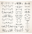 vintage elements vignette vector image vector image