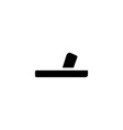 sandal icon vector image vector image