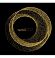 gold glitter background vector image vector image