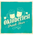 oktoberfest celebration background vector image