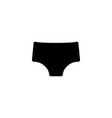 underwear icon vector image vector image