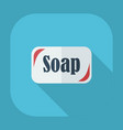 flat modern design with shadow icons soap vector image vector image