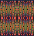 geometric tile floral patchwork seamless pattern vector image vector image