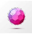 geometrical background with black lines vector image vector image