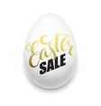 lettering easter sale eggs vector image