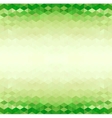 abstract green triangle background vector image