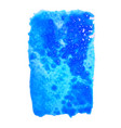 blue watercolor stain vector image