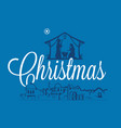nativity of jesus christ vector image