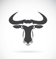 image of an wildebeest head design vector image