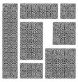 celtic seamless pattern vector image vector image