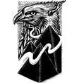 eagle rising vector image
