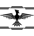 fantasy bird stencil vector image