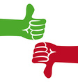 hand gesture design vector image