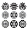boho ornament mandala vector image