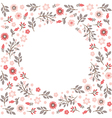 floral frame vector image