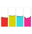 colorful background in pop art retro comic style vector image