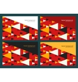 geometric pattern background vector image vector image