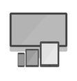 responsive vector image vector image
