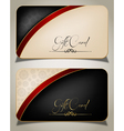 abstract gift card vector image