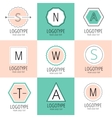 design elements vintage retro style arrows vector image