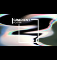 gradient fluid background futuristic flyer vector image vector image