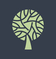 tree of eternal life in paradise vector image