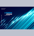 abstract blue glowing lines background vector image